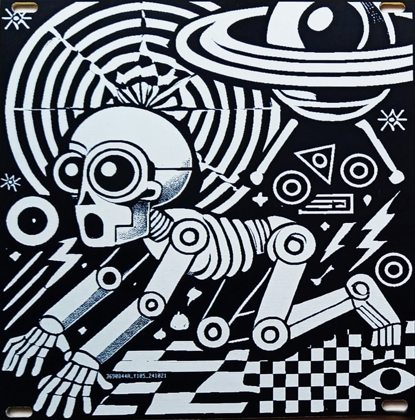 liquid sky d-vices art panel "skeleton 1" 3U - 25 hp