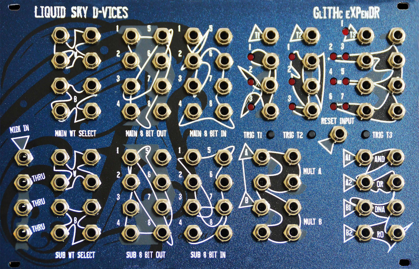 liquid sky d-vices - GLITHc non destructive circuit bending board & midi for V4CO