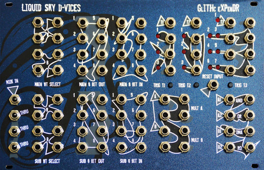 liquid sky d-vices - GLITHc non destructive circuit bending board & midi for V4CO and PPG w2.2x4