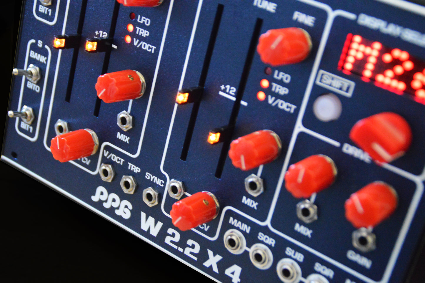 PPG W2.2x4 - Dual Wavetable Oscillator with all wave 2.2 wavetables - standard edition blue