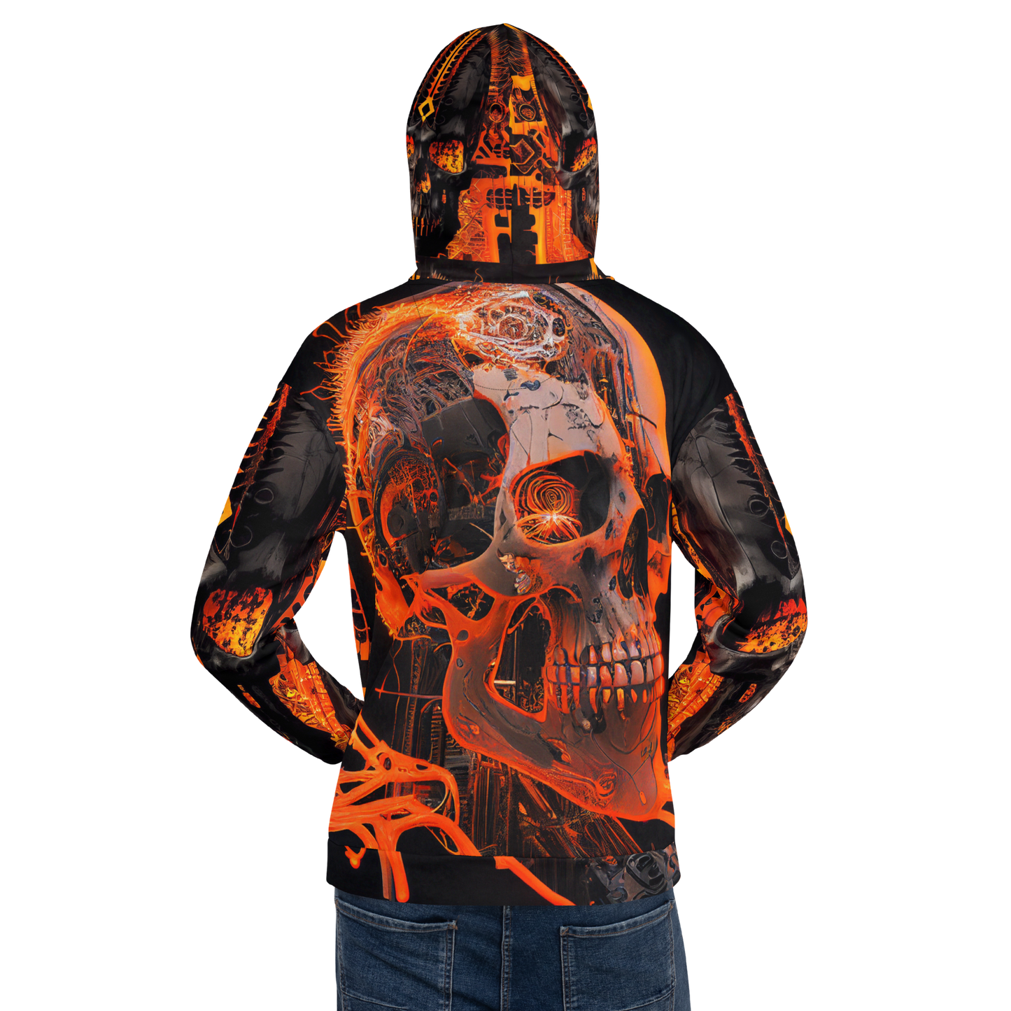Acid Skulls 01 Unisex Hoodie Djungle Fever