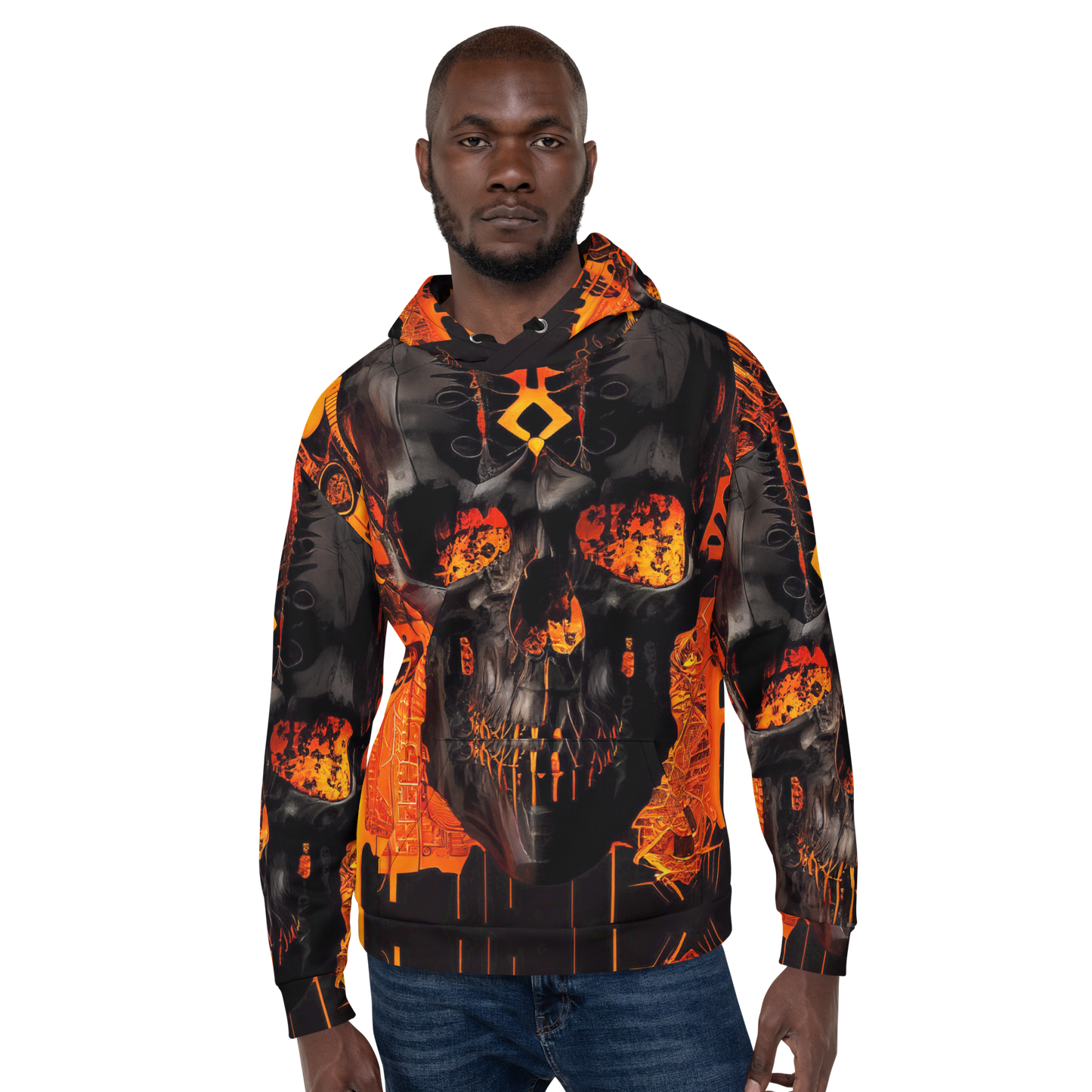 Acid Skulls 01 Unisex Hoodie Djungle Fever