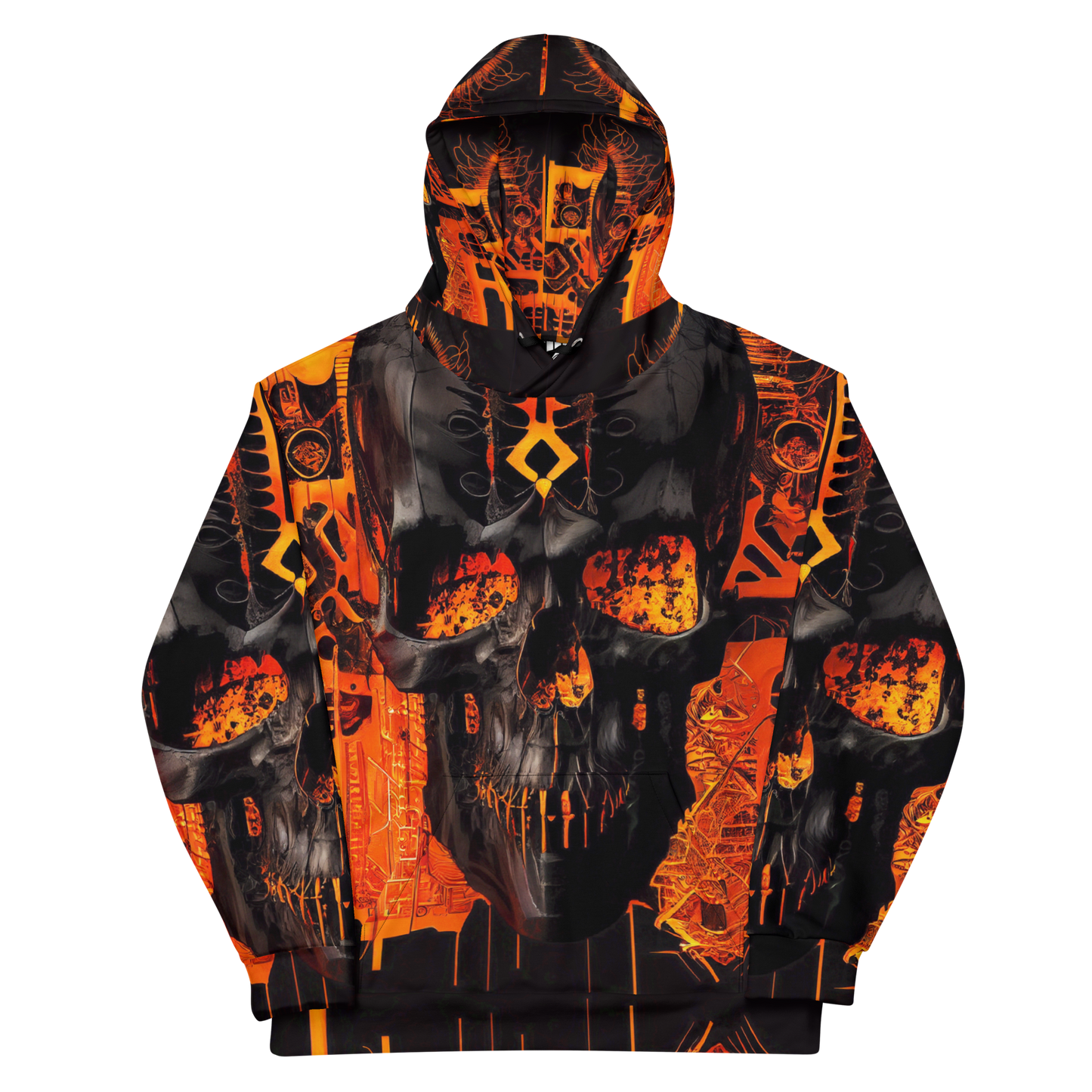 Acid Skulls 01 Unisex Hoodie Djungle Fever