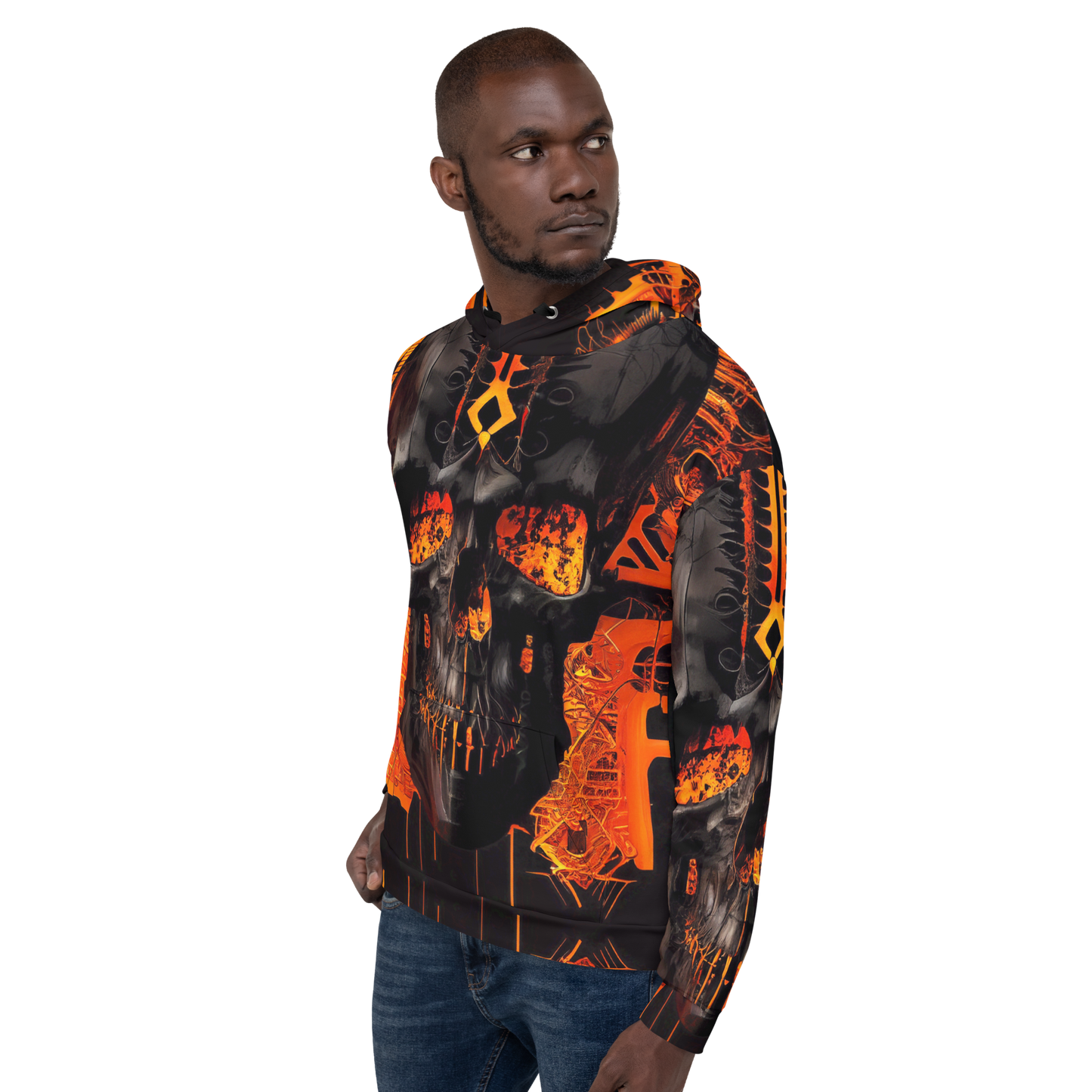 Acid Skulls 01 Unisex Hoodie Djungle Fever