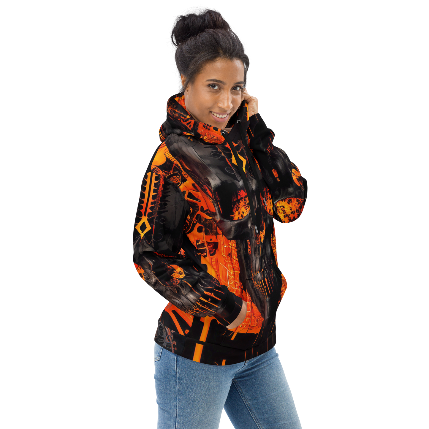 Acid Skulls 01 Unisex Hoodie Djungle Fever