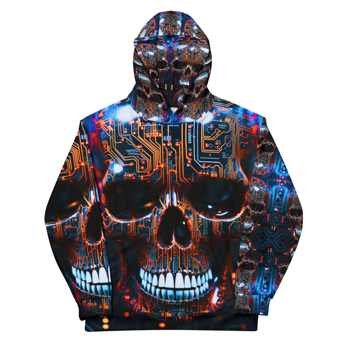 PCB Skull 01 Unisex Hoodie
