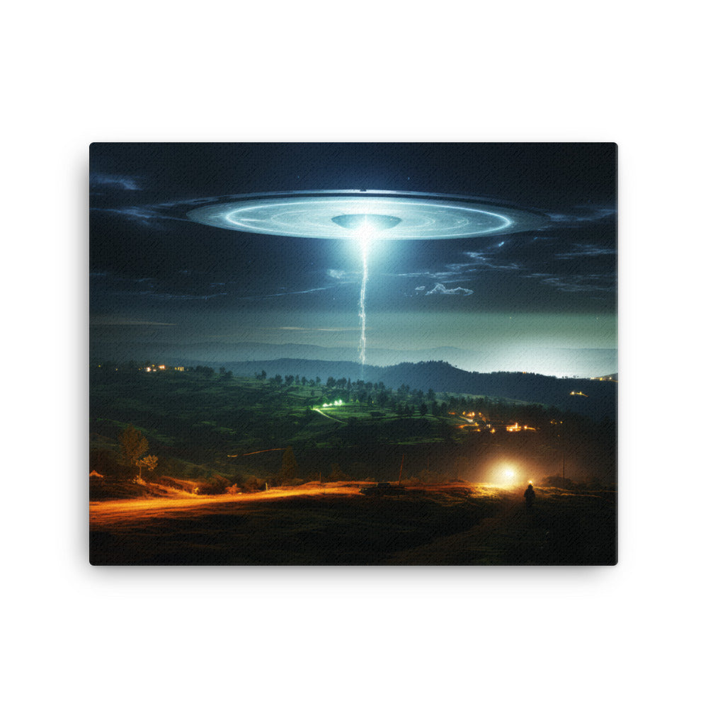 Ufo Over Alentejo 27 Artprint on Canvas
