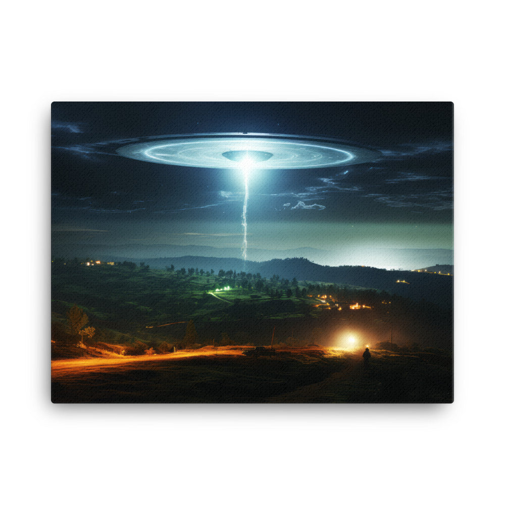 Ufo Over Alentejo 27 Artprint on Canvas