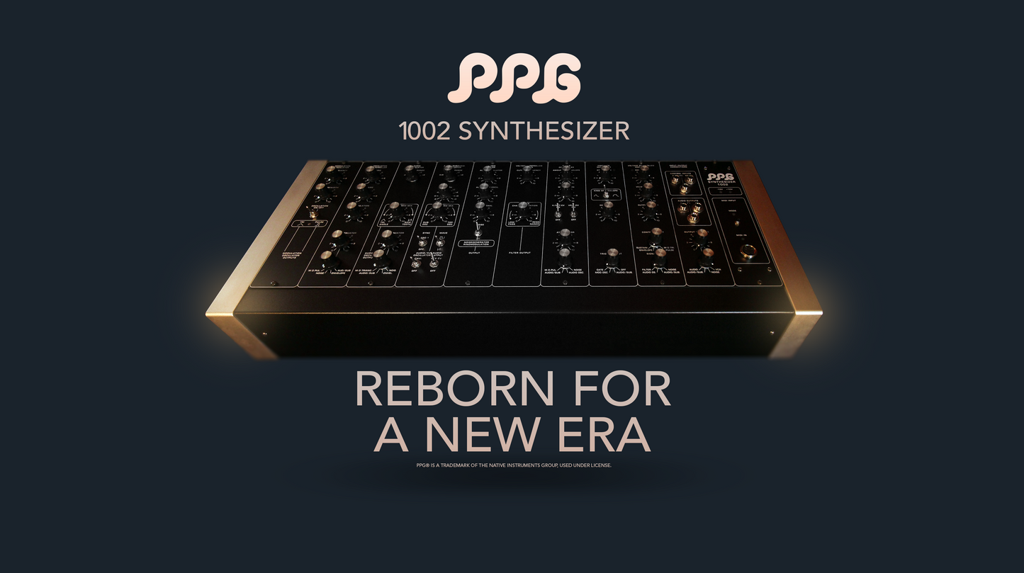 PPG 1002 mk 2 high end analog desktop synth - IMPORTANT – PLEASE READ BEFORE PURCHASING
