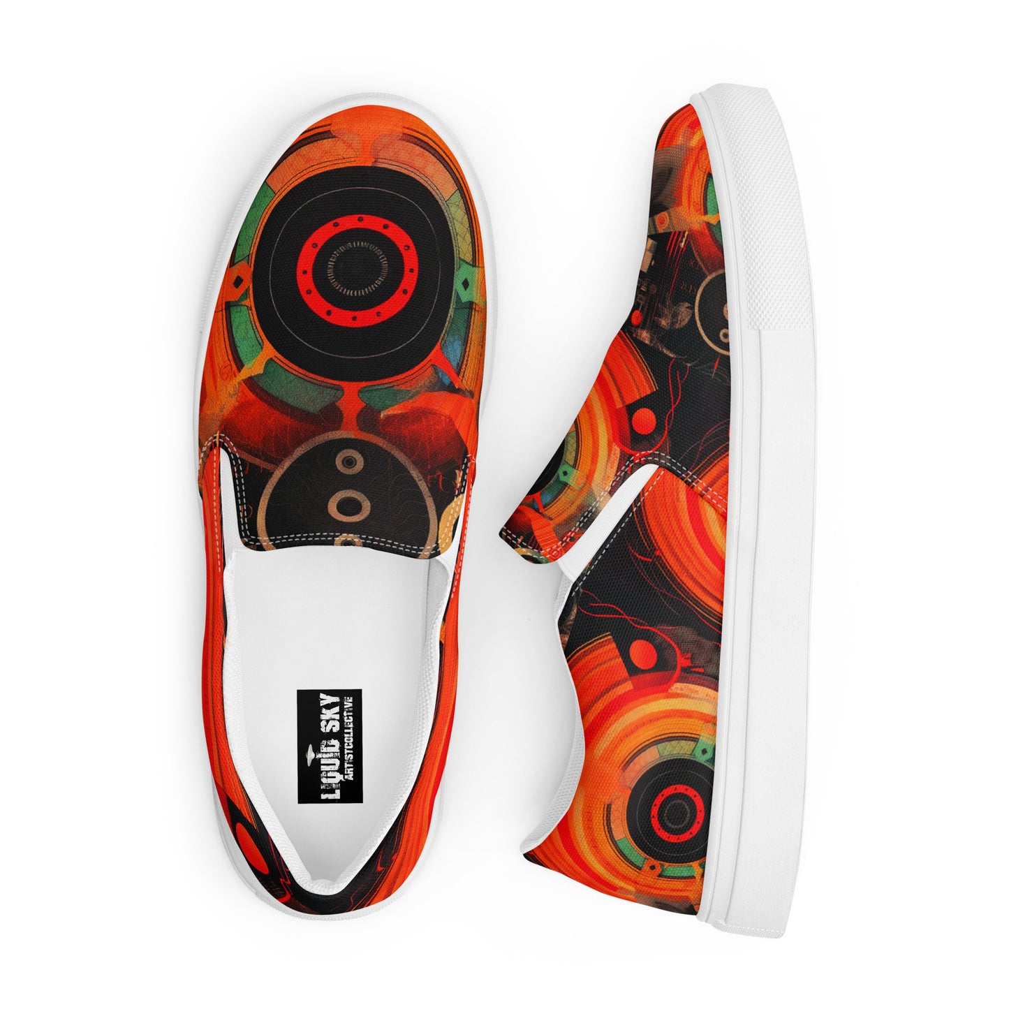Dada Popart Men’s slip-on canvas shoes