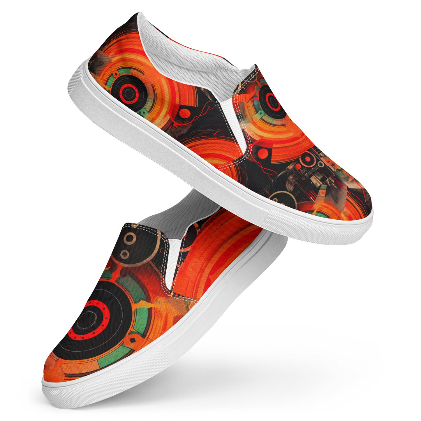 Dada Popart Men’s slip-on canvas shoes