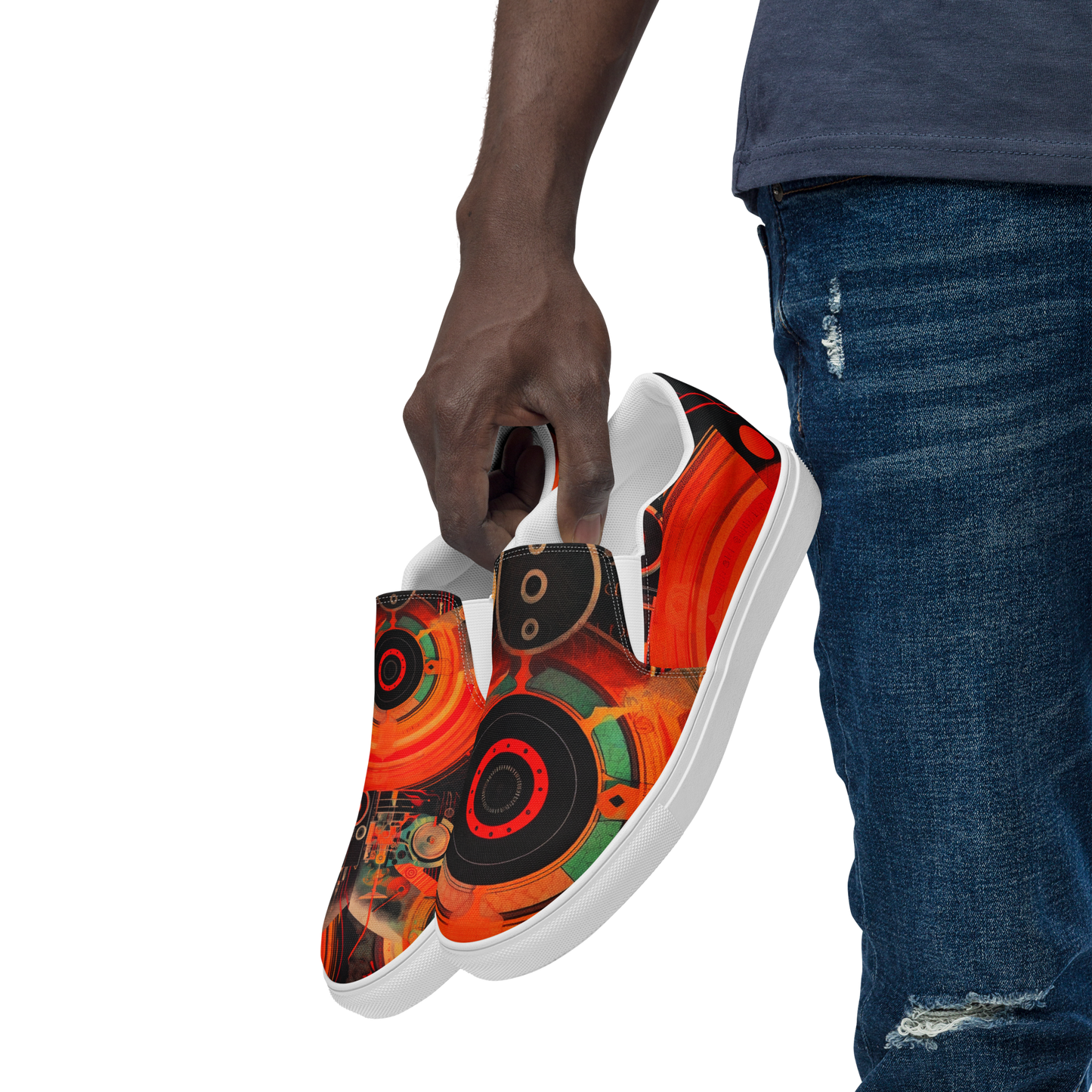 Dada Popart Men’s slip-on canvas shoes