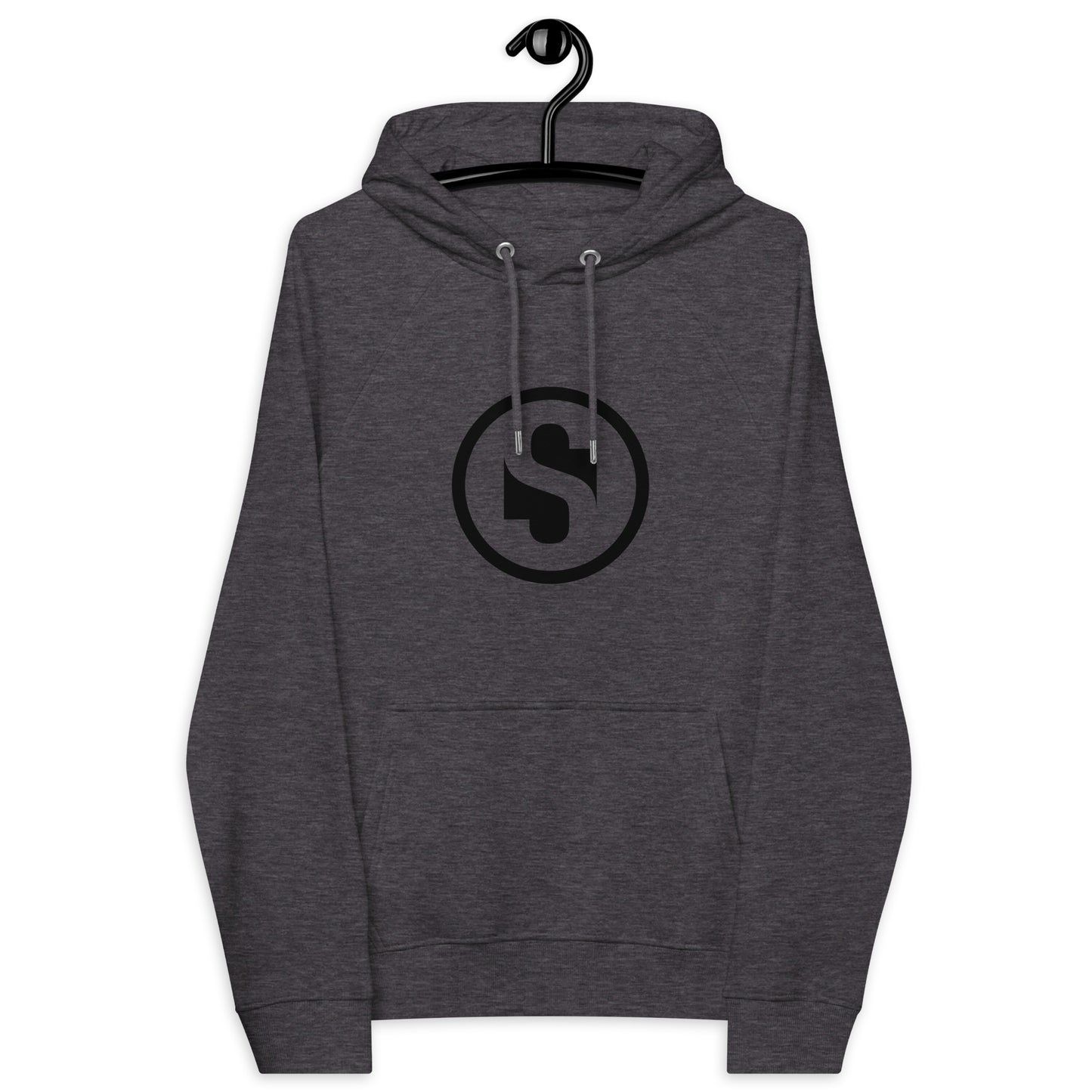 Soundmanufacture Logo 01 Unisex eco raglan hoodie Streetwear Clubwear Skatewear