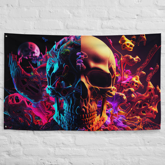 Acid Skulls 02 Flag Djungle Fever - Show Your Fkkn Flag!