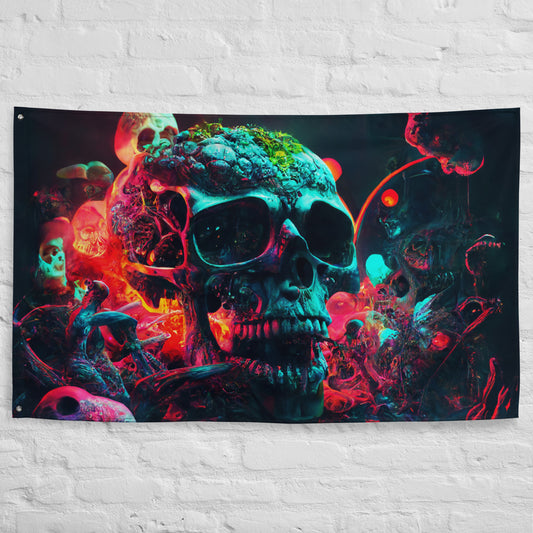 Acid Skulls 01 Flag Djungle Fever - Show Your FKKN Flag!