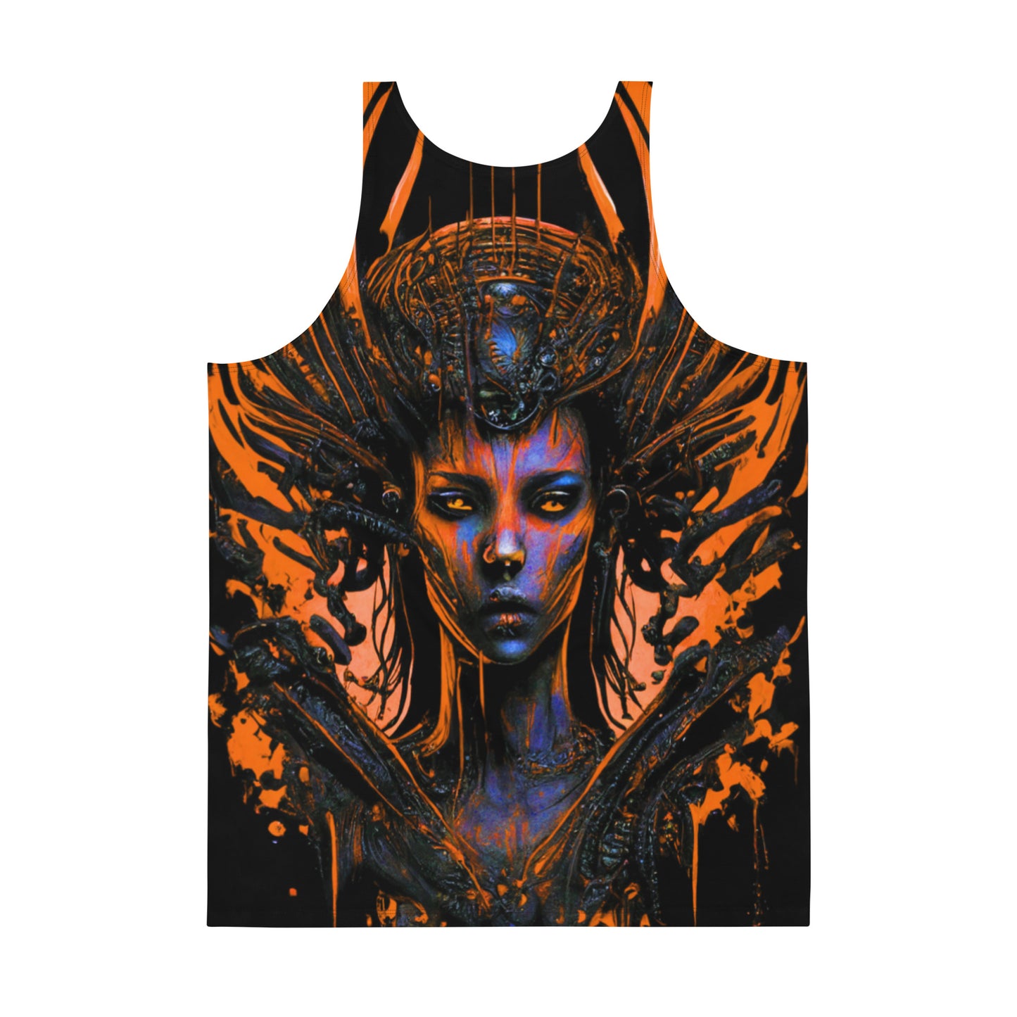 Santa Muerte High Priest 05 Unisex Tank Top