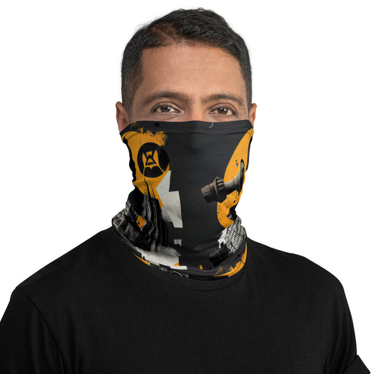 Dada Bauhaus Collage 01 Neck Gaiter Skate Wear / HipHop / Bank Robbing