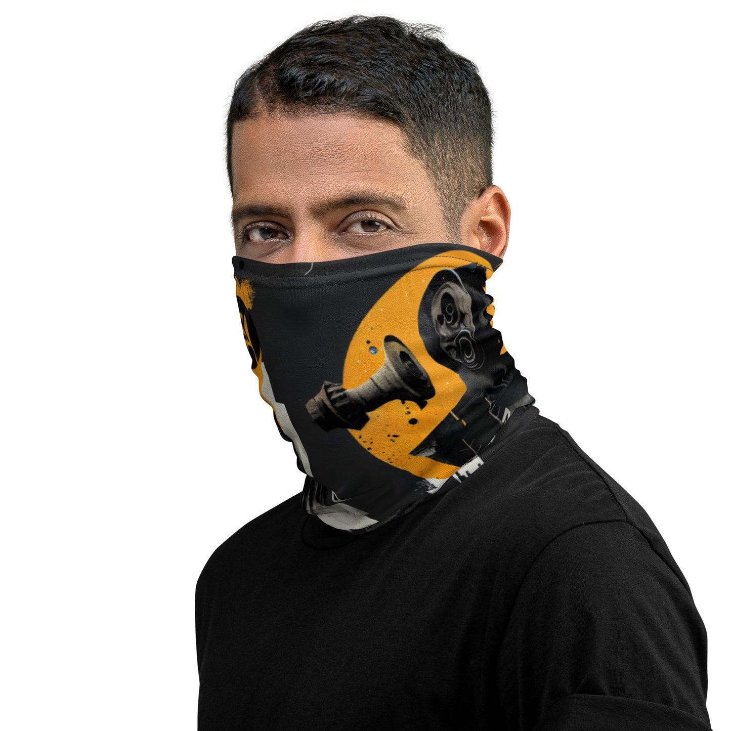 Dada Bauhaus Collage 01 Neck Gaiter Skate Wear / HipHop / Bank Robbing