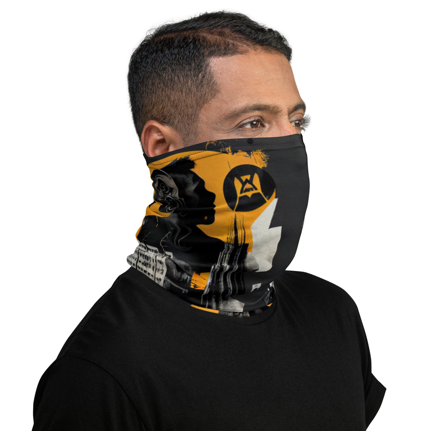 Dada Bauhaus Collage 01 Neck Gaiter Skate Wear / HipHop / Bank Robbing