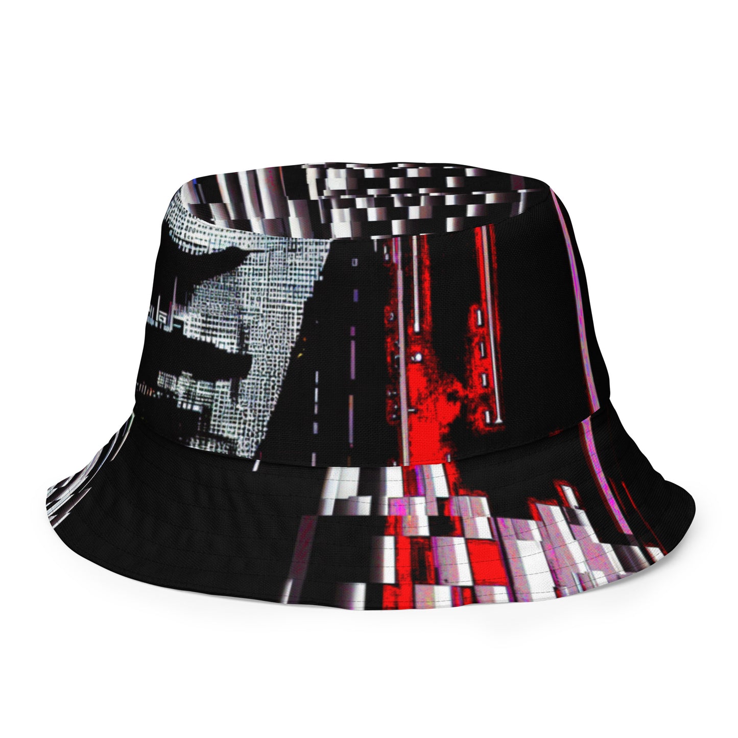 Where s My FKKN Glitch Hat?! - Reversible fishermans hat