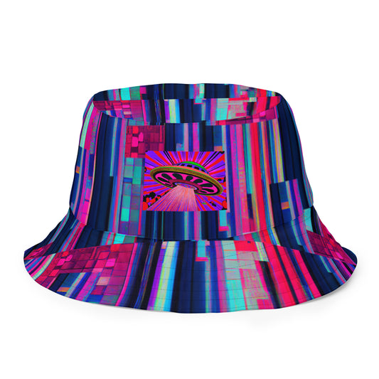 In Glitch We Trust - Ufo 01 - Reversible Fisherman s Hat