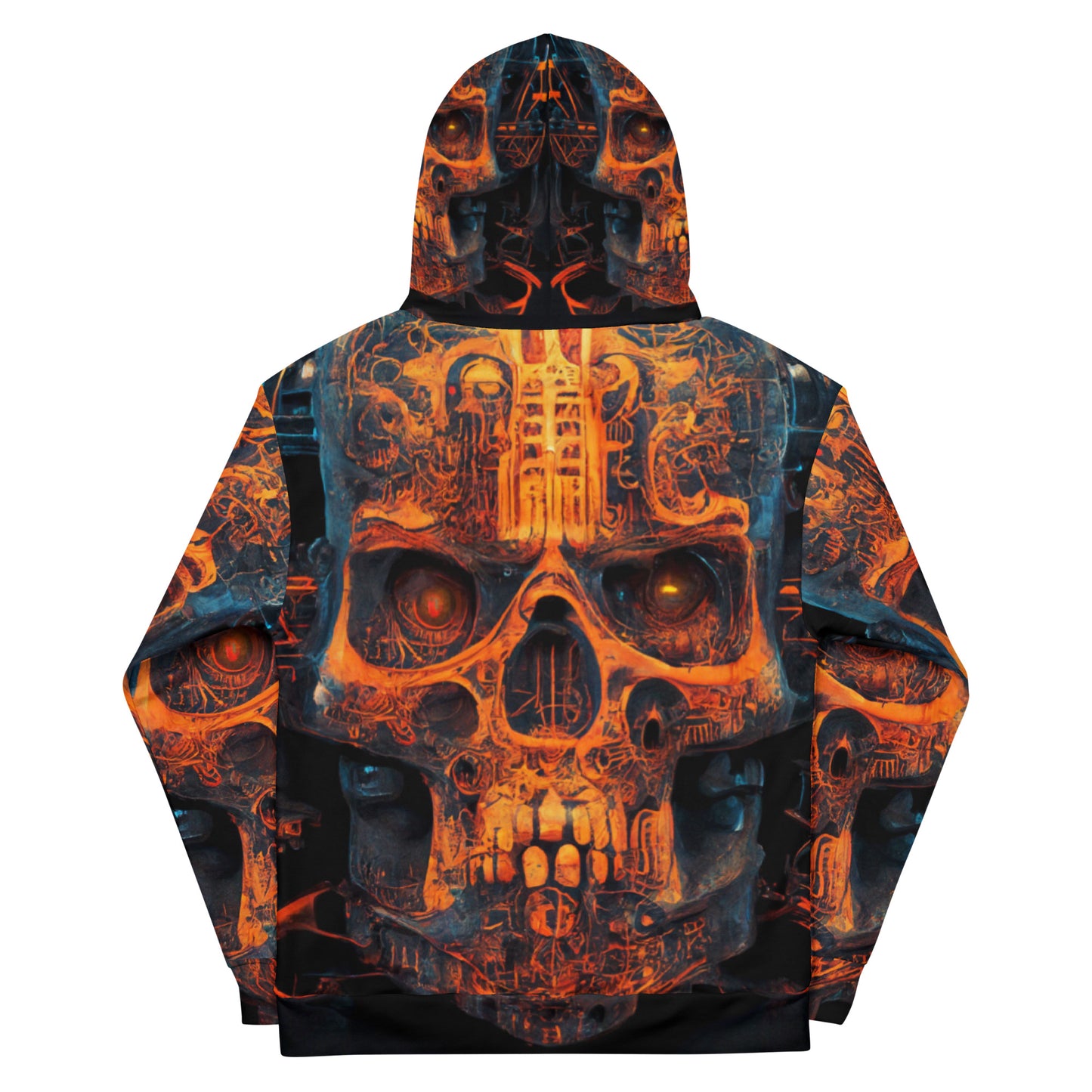 Acid Skulls 05 Unisex Hoodie Street Wear / Stage Wear / Skate Wear / Club Wear