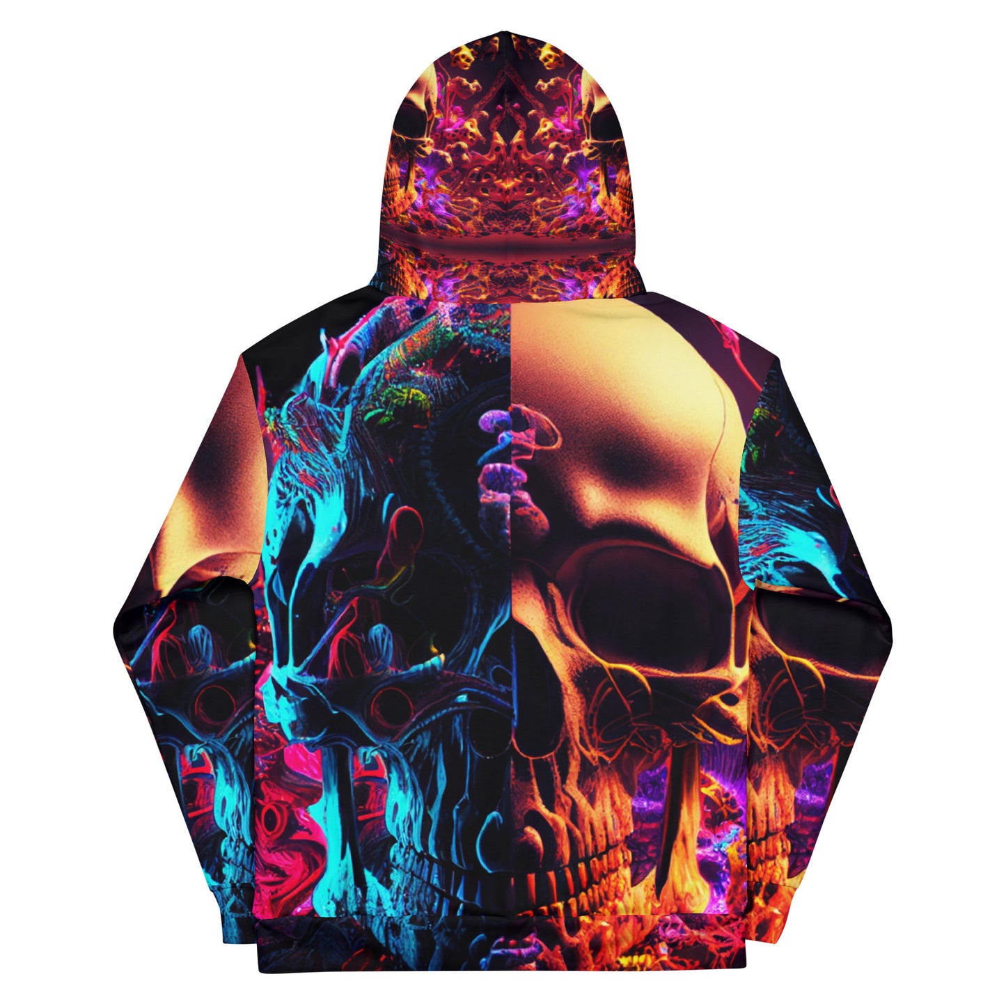 Acid Skulls 03 Unisex Hoodie Djungle Fever