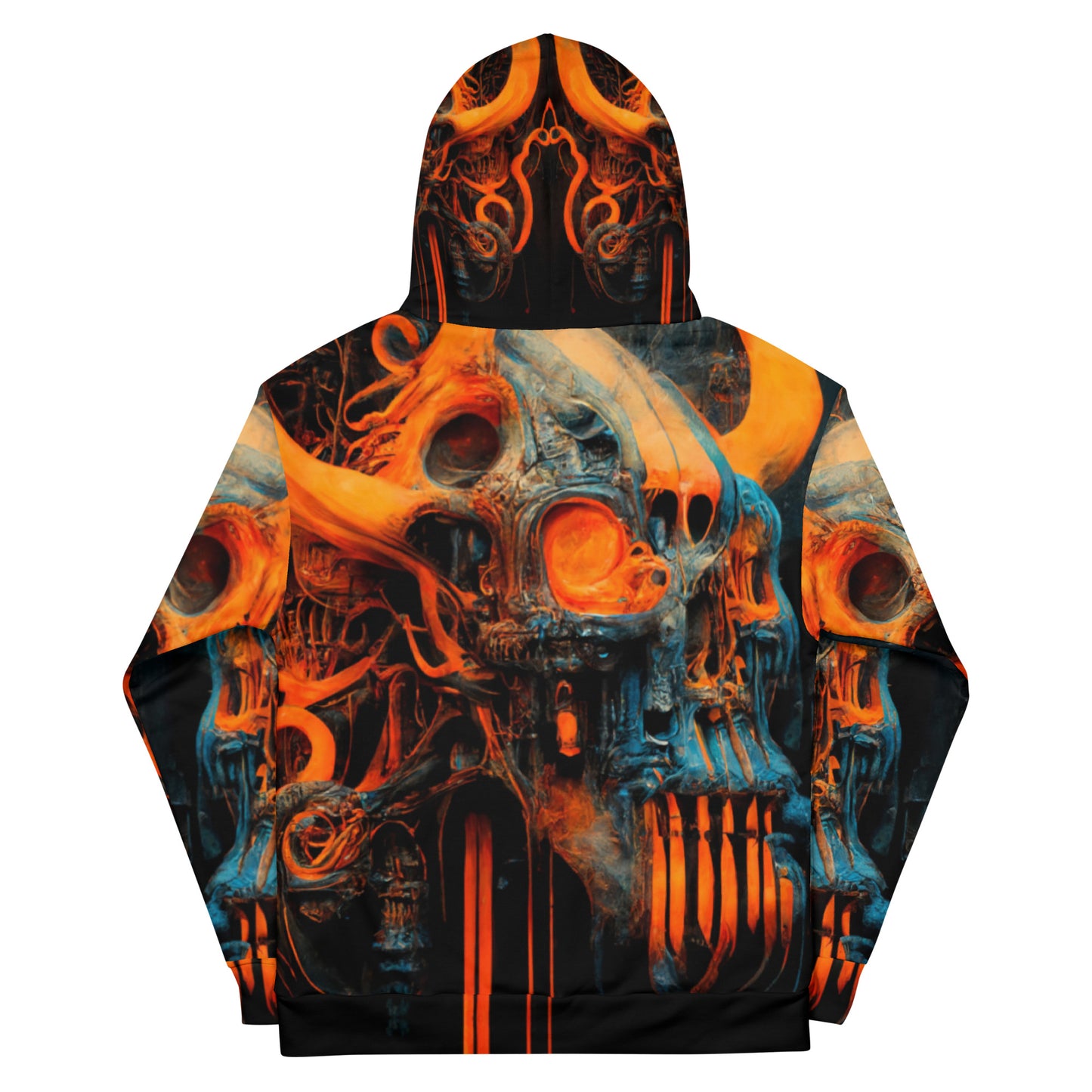 Acid Bull Head 01 Unisex Pop Art Hoodie Djungle Fever #clubwear #acid #stageoutfit #skatewear