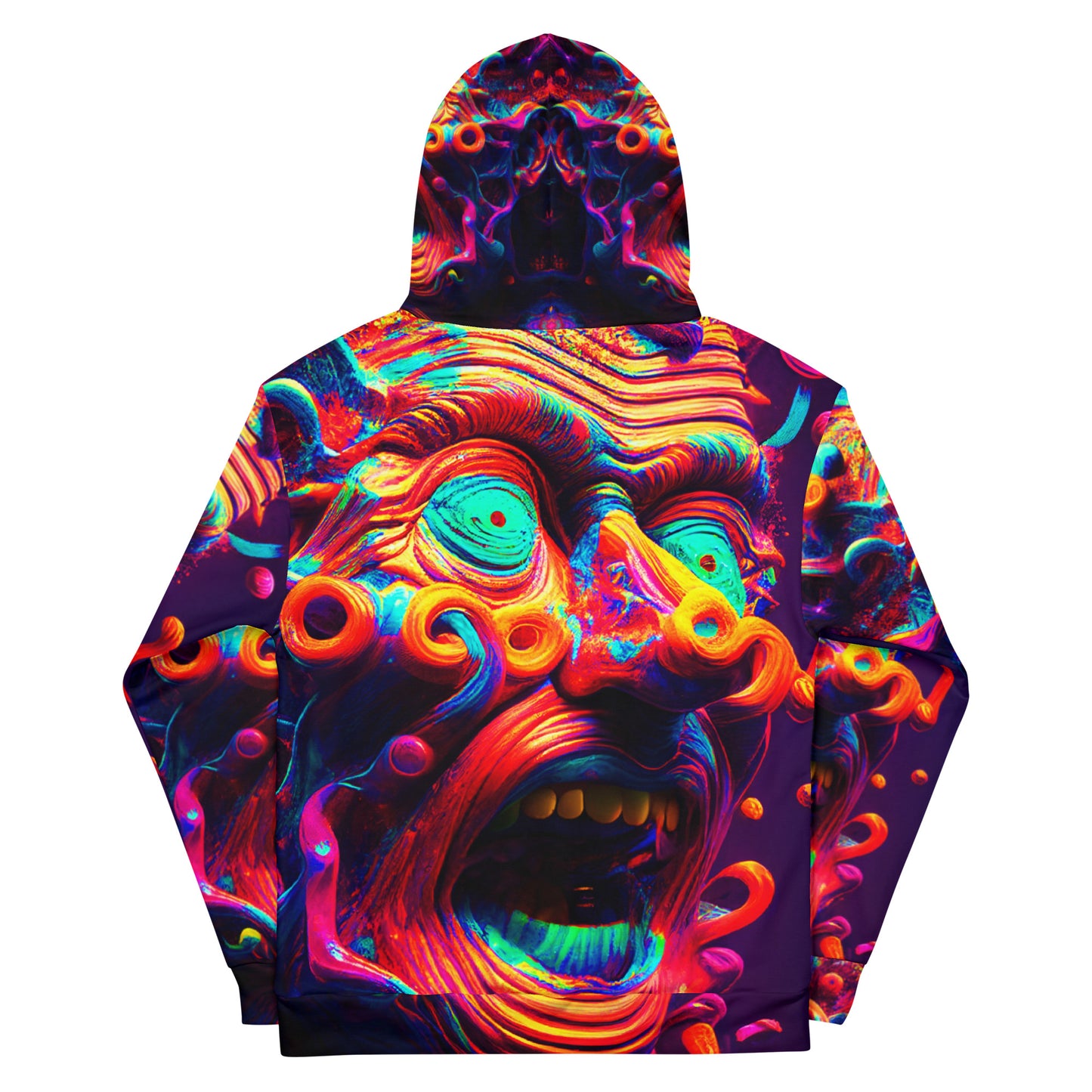 Acid Head SCREAMS "ACIIIIIIIIIIIIIIID!!!!!" Unisex Hoodie Djungle Fever