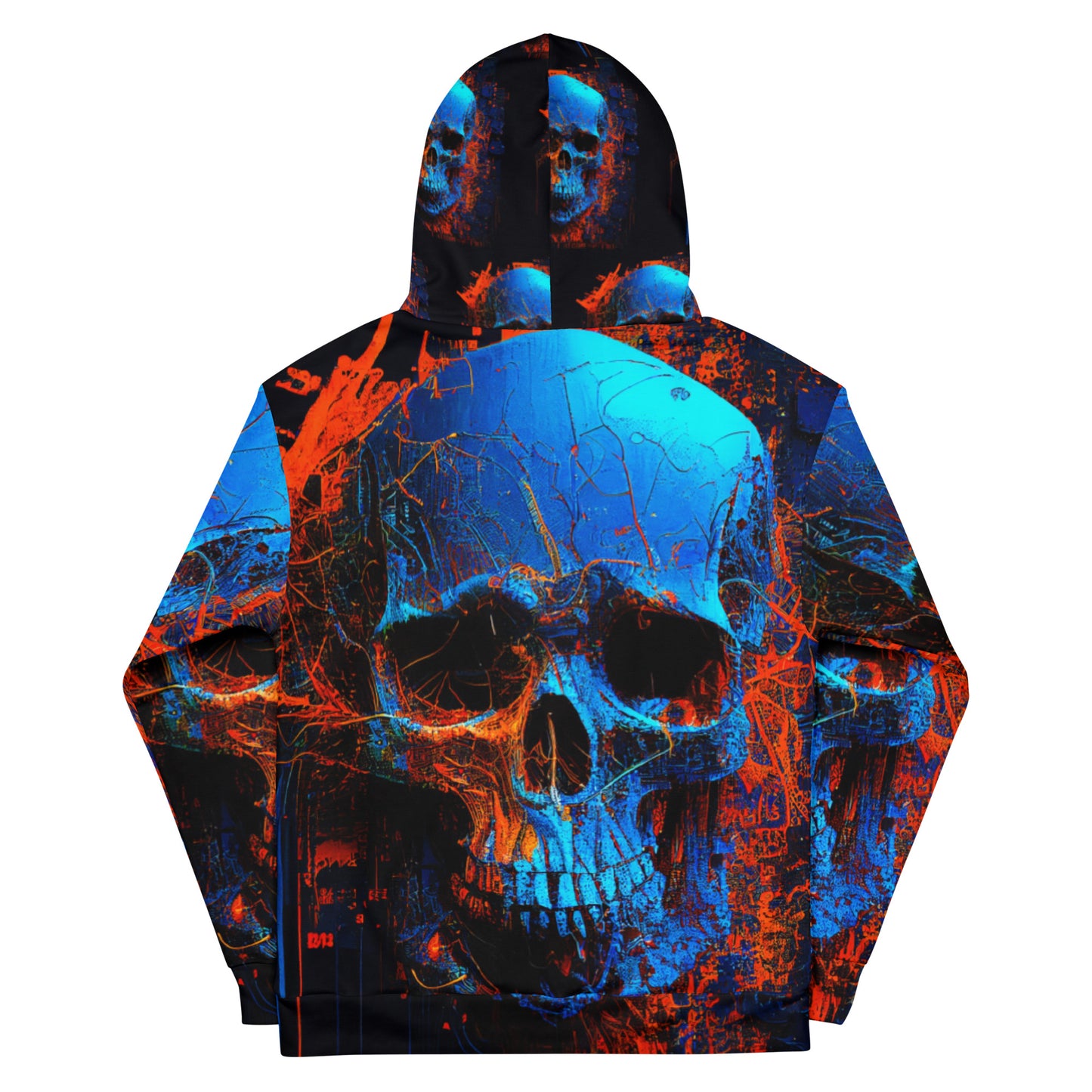 Blue Blue Skull 06 Unisex Hoodie