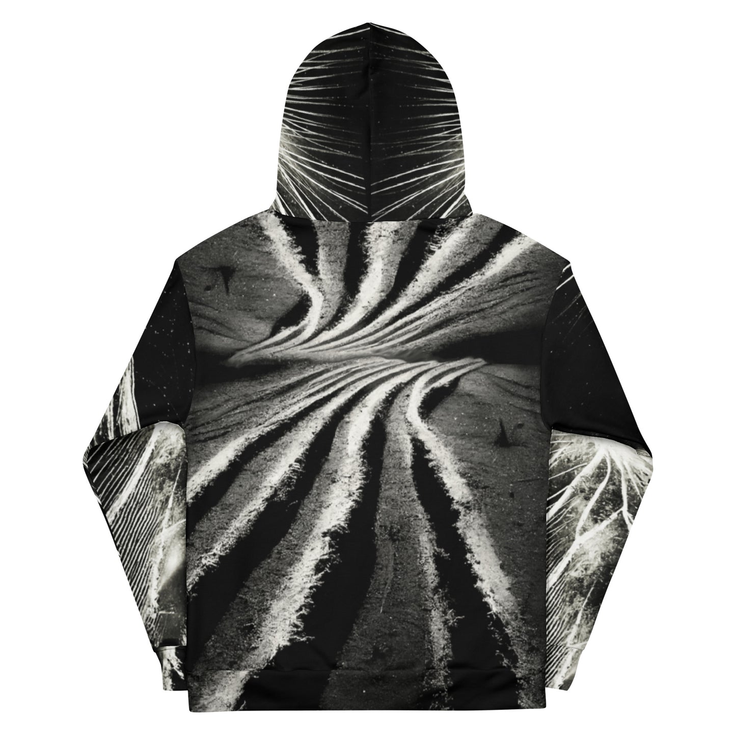 White Lines White Structures 01 / 02 Unisex Hoodie