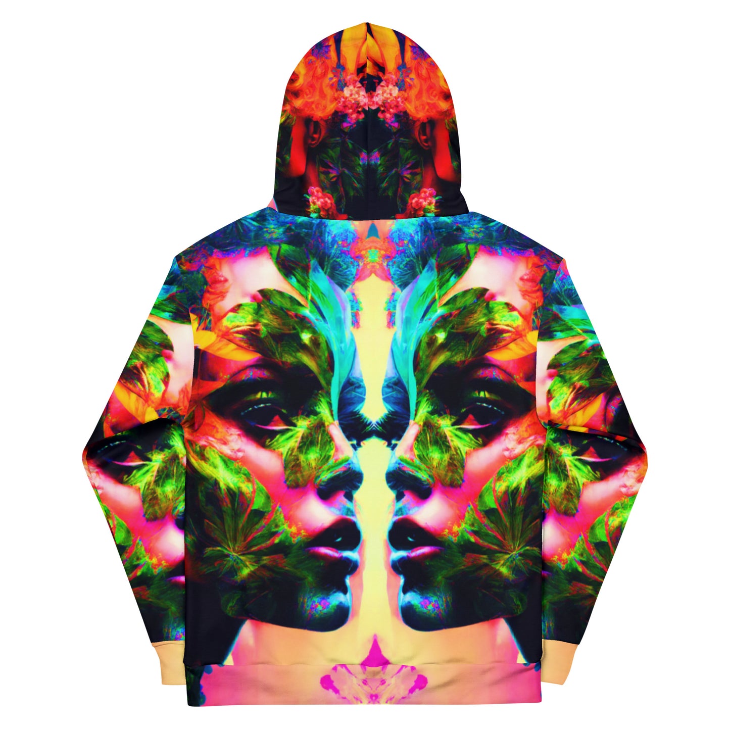 Acid Flower Power 01 A - Unisex Hoodie