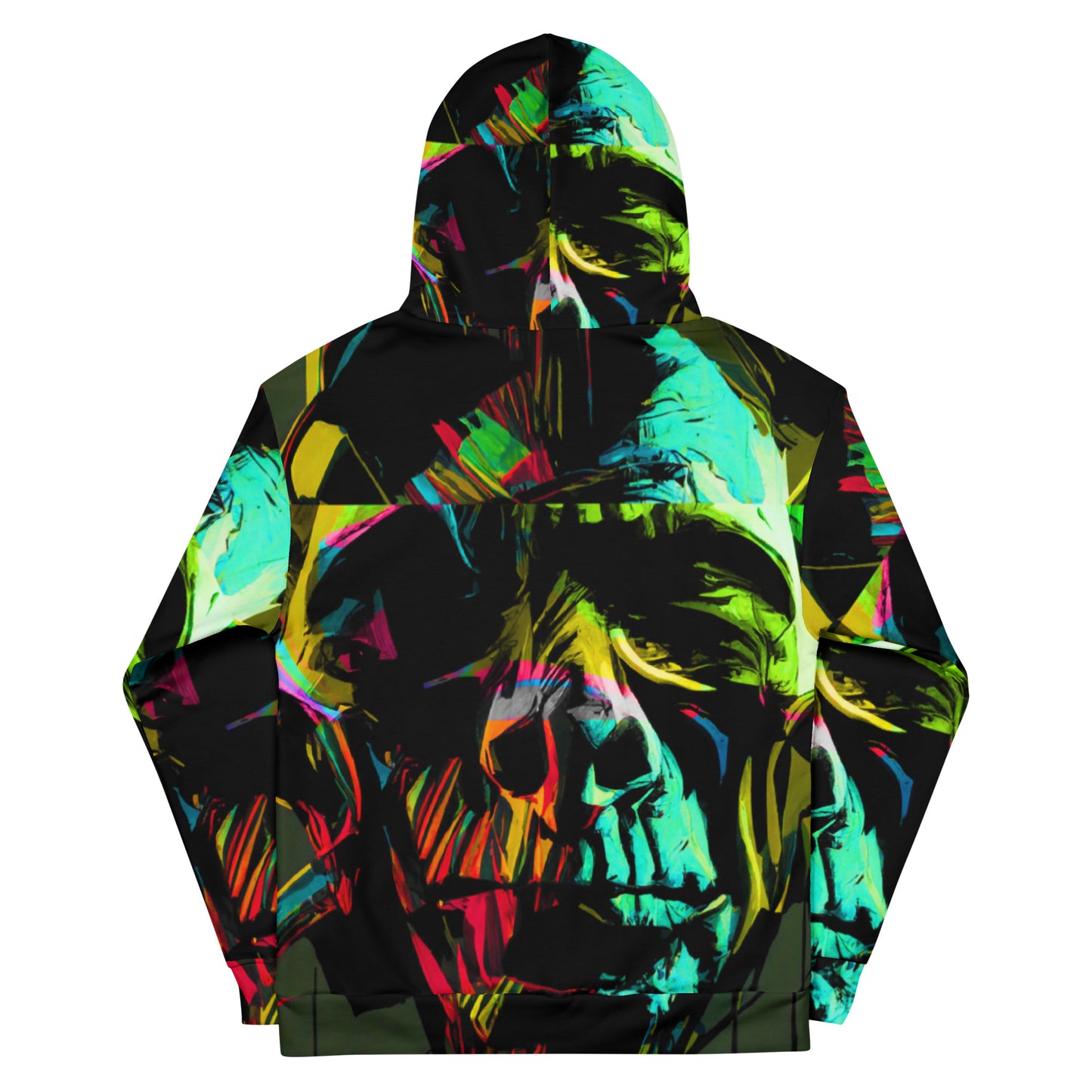 Pop Art Acid Monkey Skull 01 Unisex Hoodie