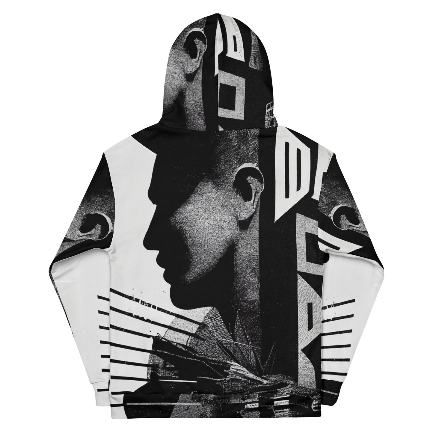 Crushed By The Wheels ....02 Unisex Hoodie Dada Bauhaus Collage