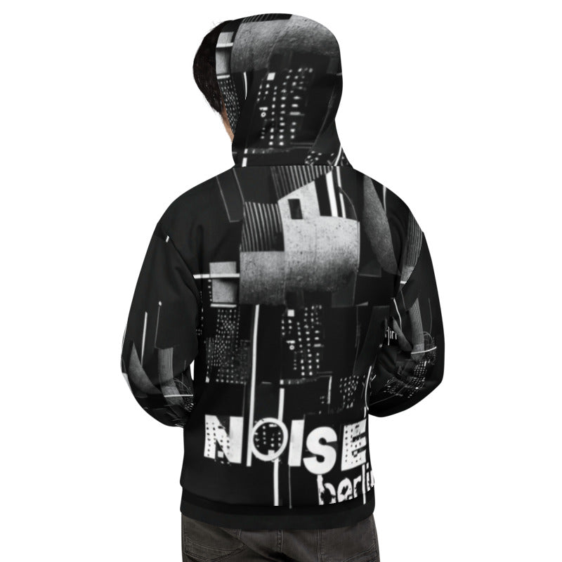 Noise.Berlin 05 Unisex Hoodie Industrial Dark Collage Skatewear / Clubwear