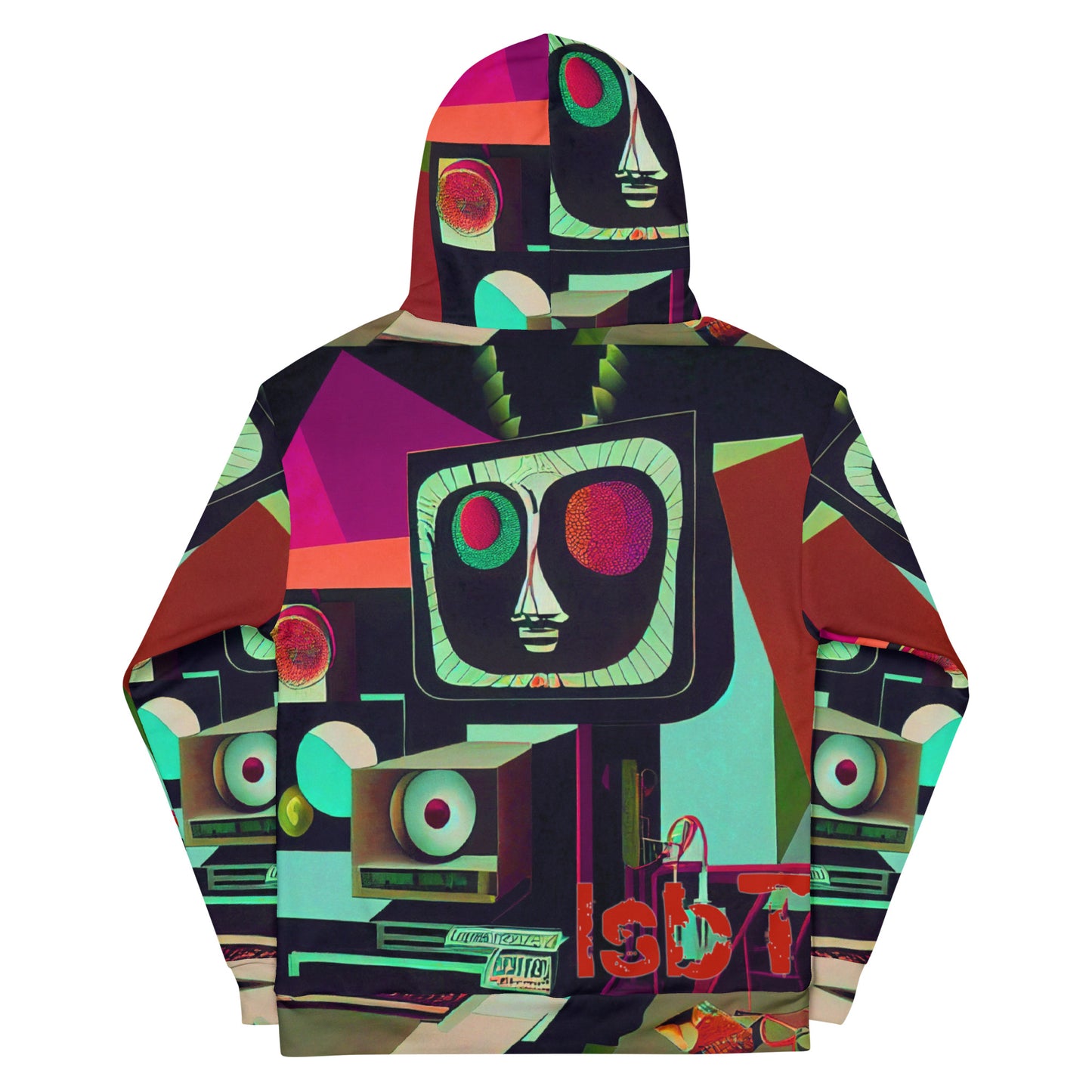 lsbTV Dada Collage 01 Unisex Hoodie Clubwear / Stagefashion / Skatewear / Streetwear