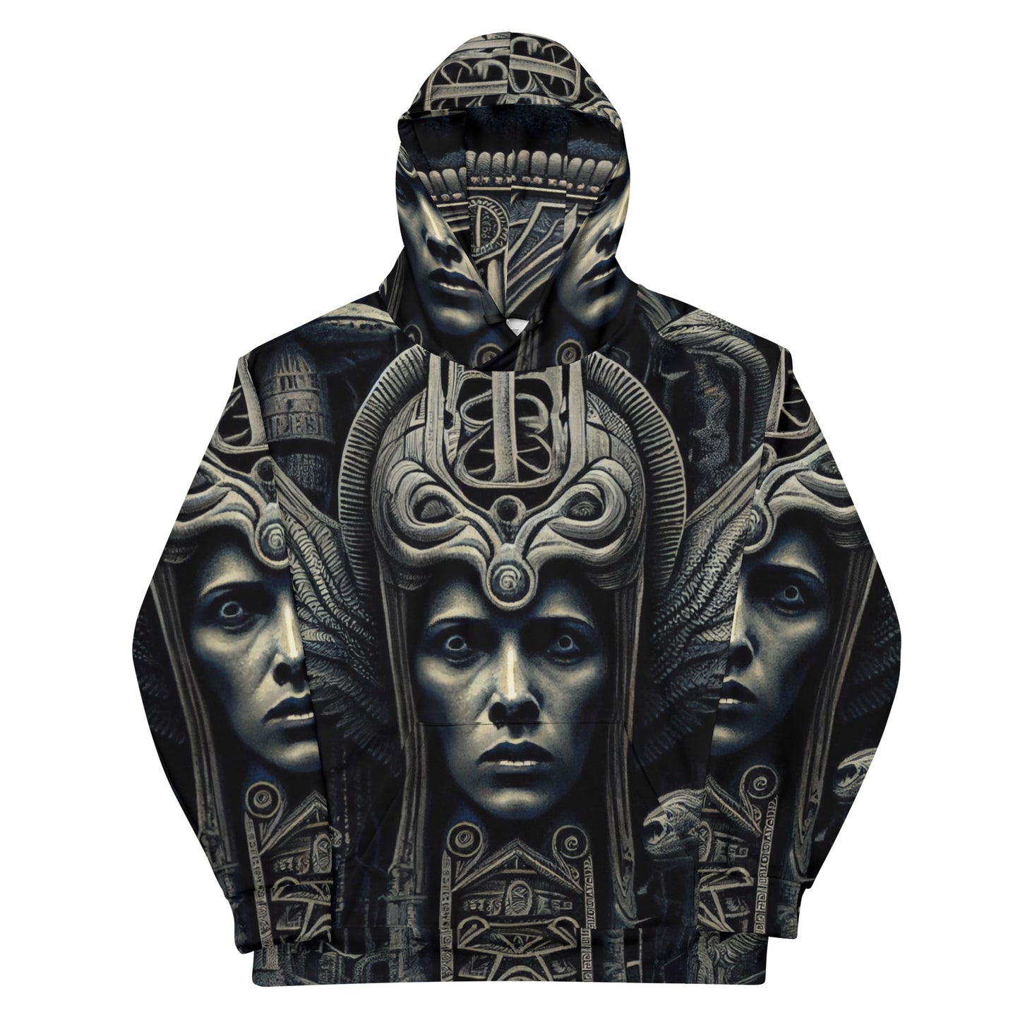 Art Deco Horror 01 Unisex Hoodie - Greetinxxx From Da Dark Side