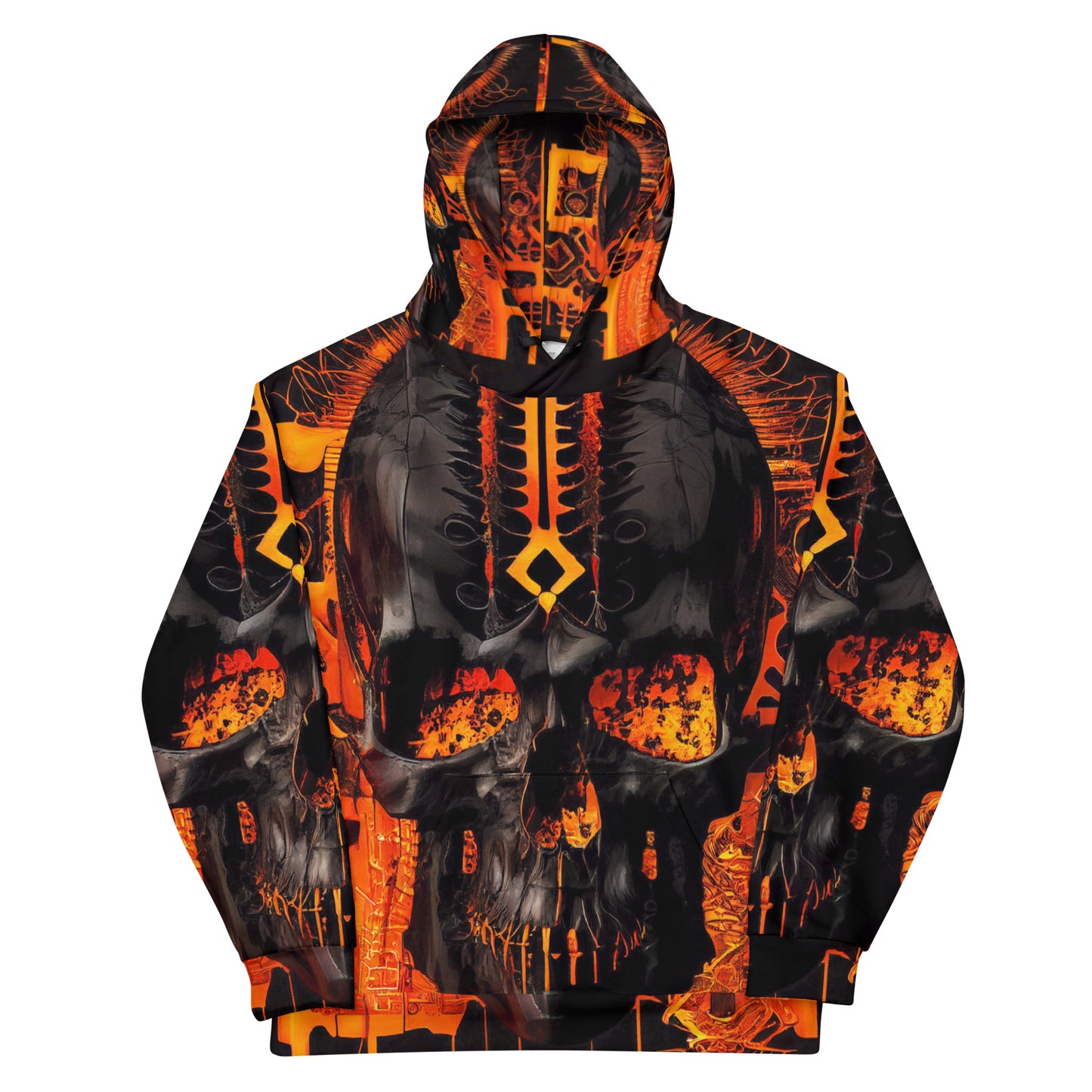 Acid Skulls 01 Unisex Hoodie Djungle Fever