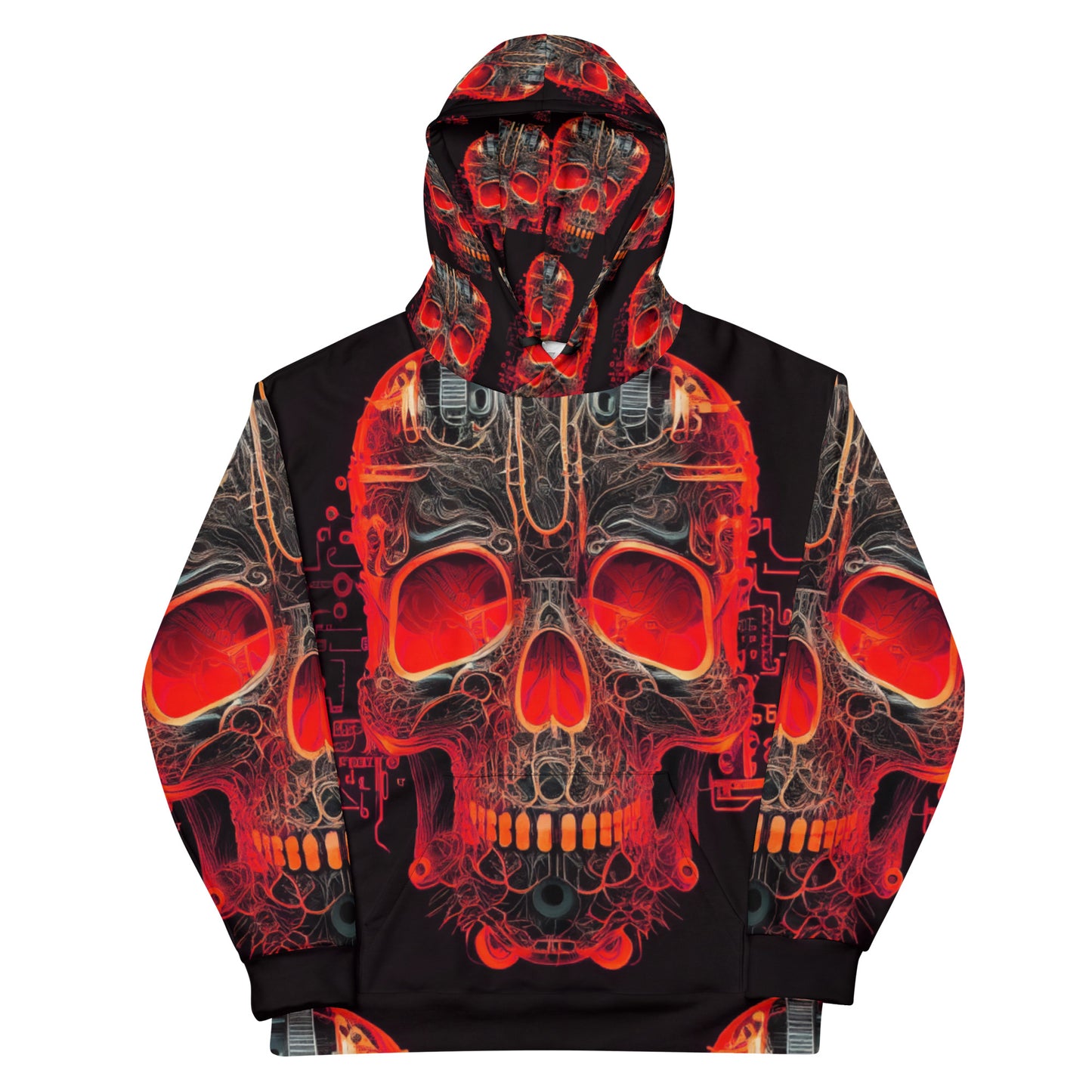 Acid Skulls 06 Unisex Hoodie - Djungle Fever - Oh YESSSS!!!!!!