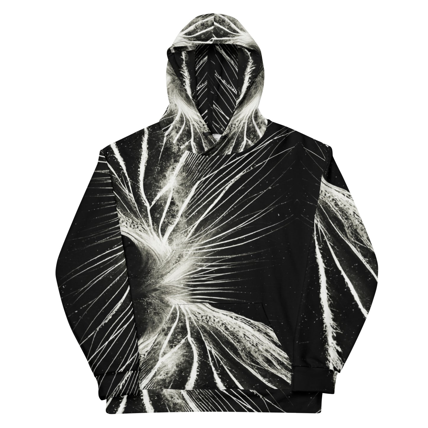 White Lines White Structures 01 / 02 Unisex Hoodie