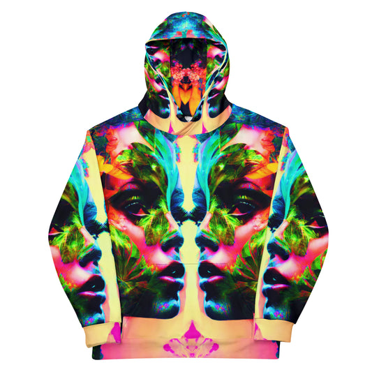 Acid Flower Power 01 A - Unisex Hoodie