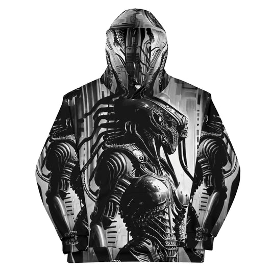 Art Deco Robot 02 Unisex Hoodie Retro Scifi Club Wear / Skate Wear / Stage Fashion
