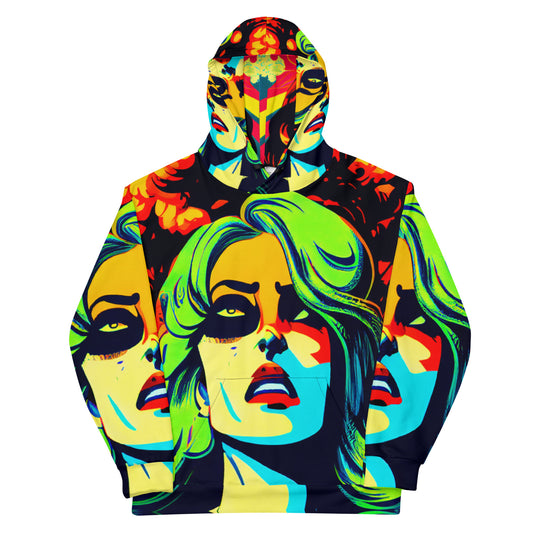 Happie Hippie Apocalypse 01 Unisex Hoodie - Acid Art Club Wear / Skate Wear / Street Wear