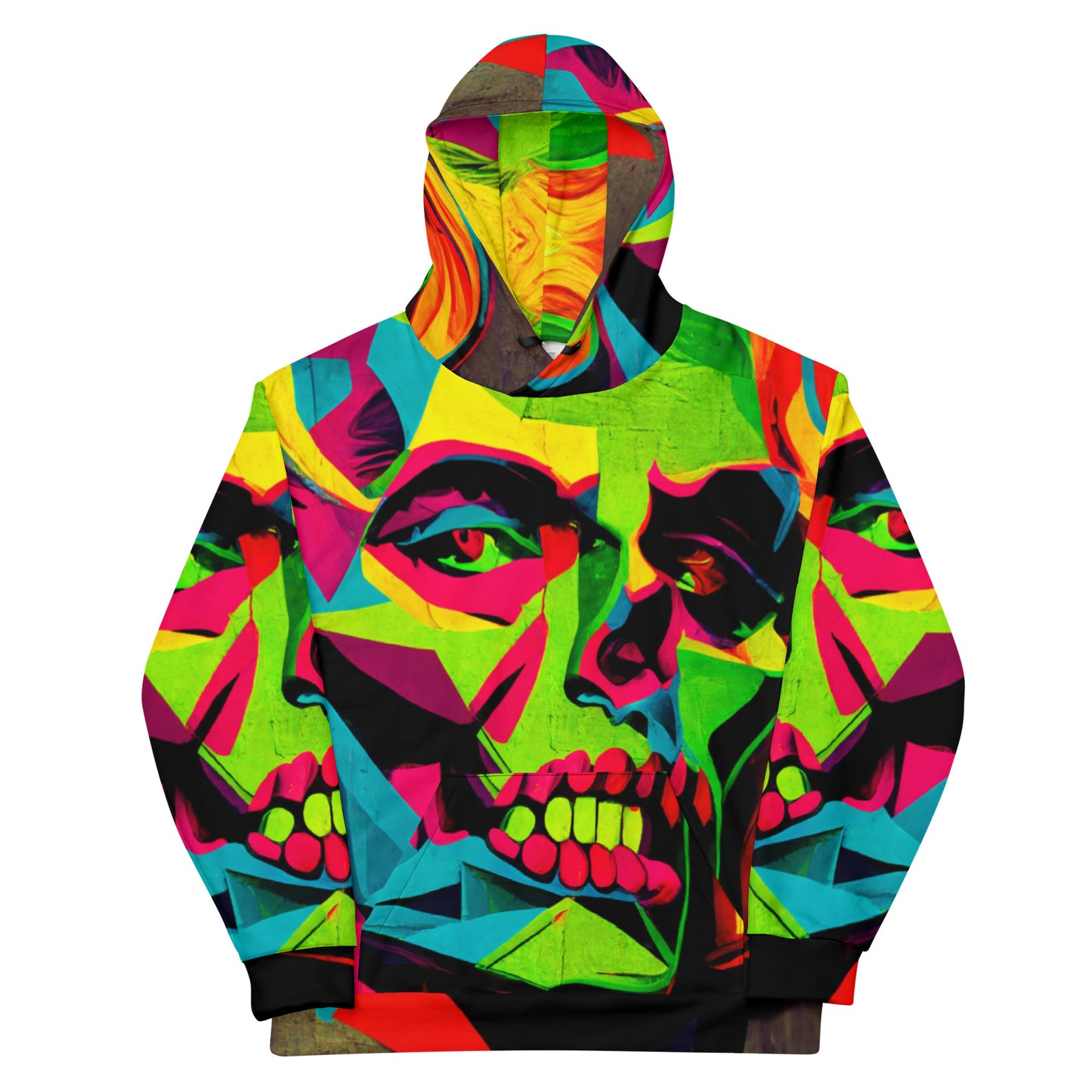 Pop Art Skull 09 Unisex Acid Trip Hoodie