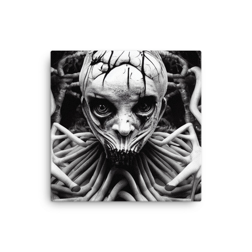 Brain Sucka 01 - Art print on Canvas 16" x 16"