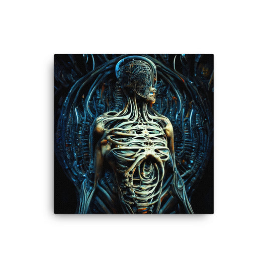 Alien Birth 01 Artprint on Canvas 16" x 16"