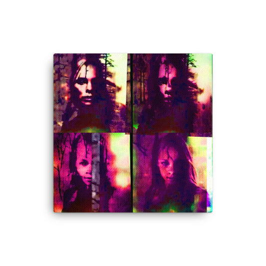 Bad Print 04 - Artprint on Canvas 16" x 16"