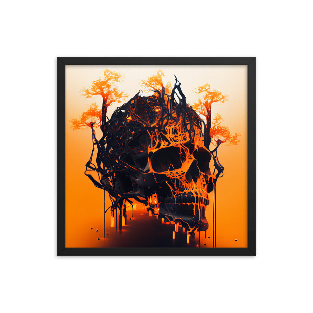 Waldsterben 02 Framed poster