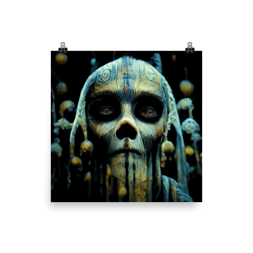 Sad Mummy 01 Poster "On Bloody Paths" 18" x 18"