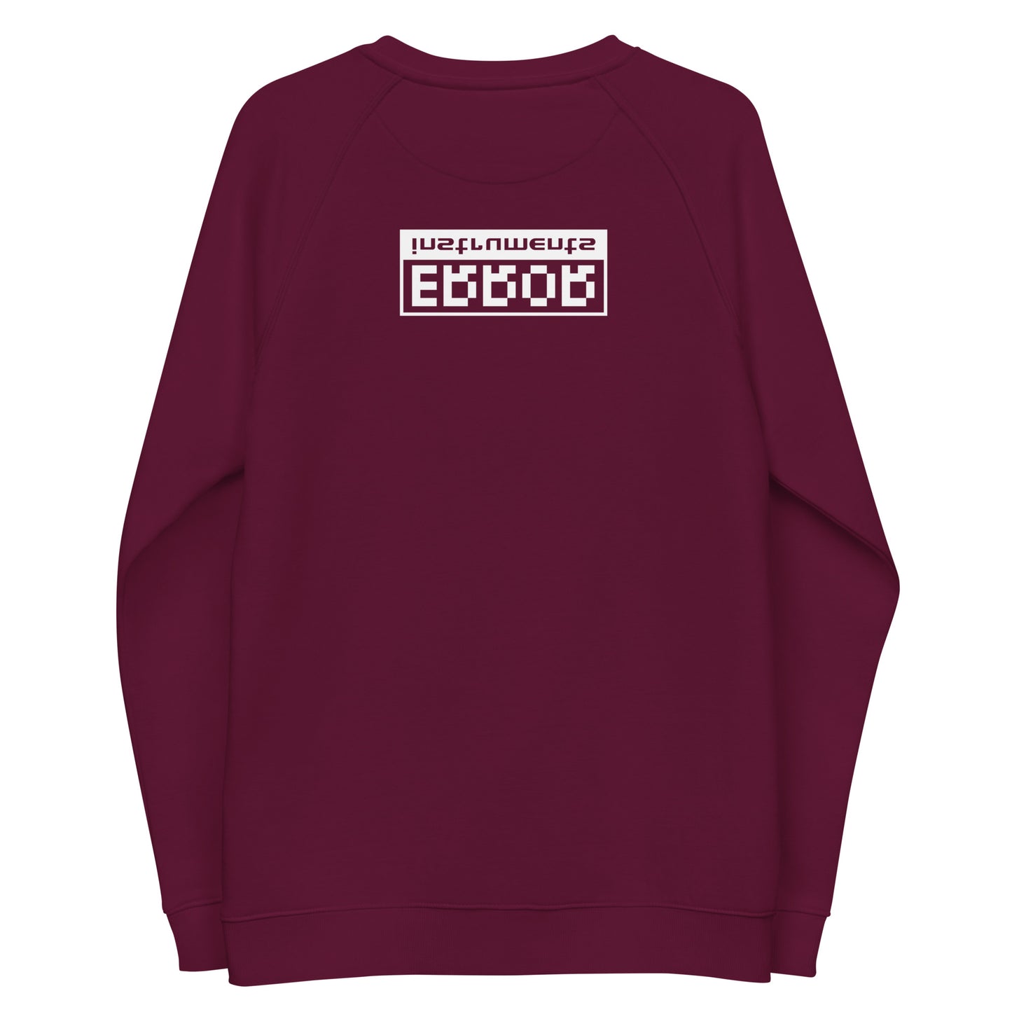 Error Instruments Sweater - Unisex Organic RRRaglan Sweatshirt